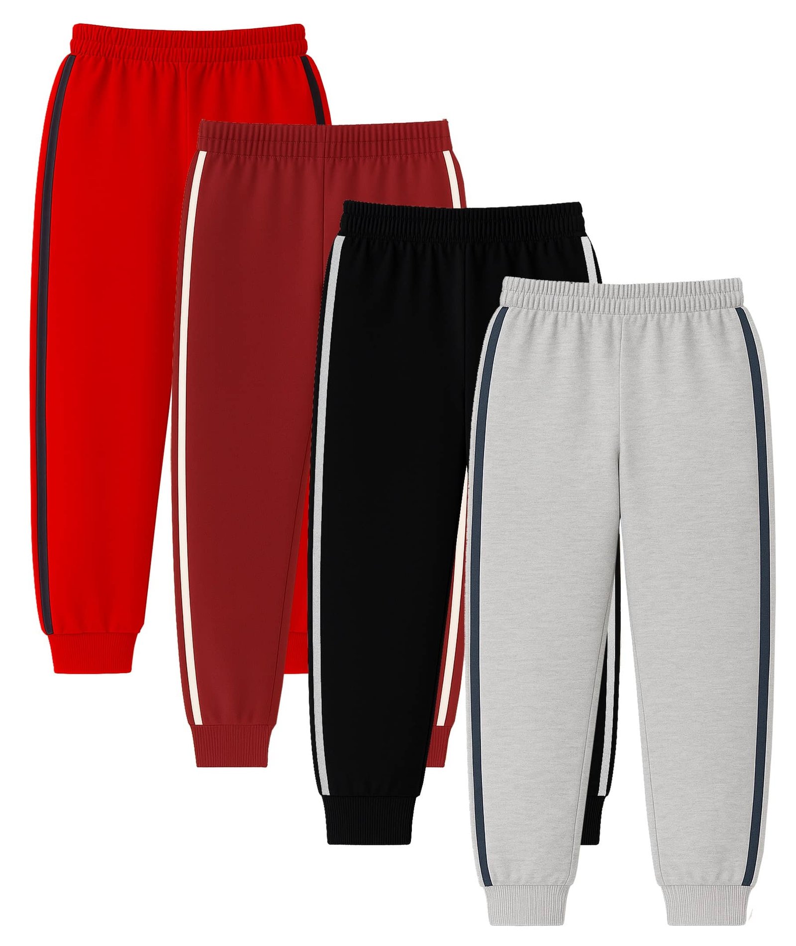 Utible Pack of 4 Boys Cotton Blend Trackpant ( Multicolor )