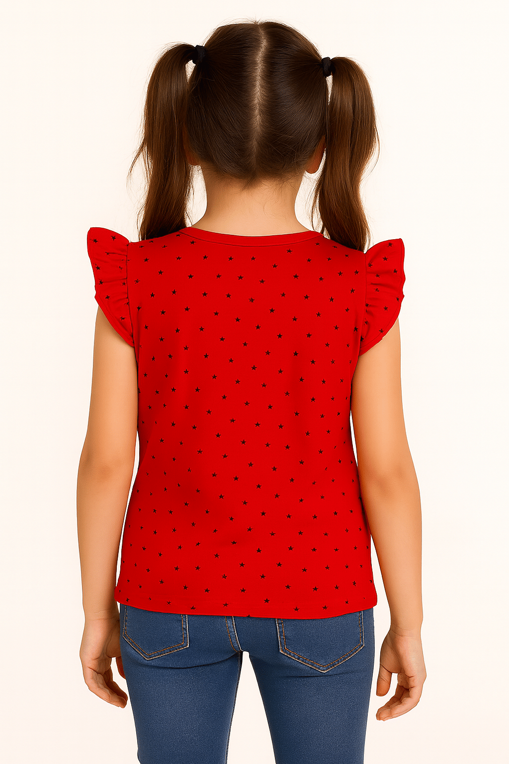 Utible Pack of 4 Girls Cotton Blend T-Shirt ( Multicolor ) - Image 2