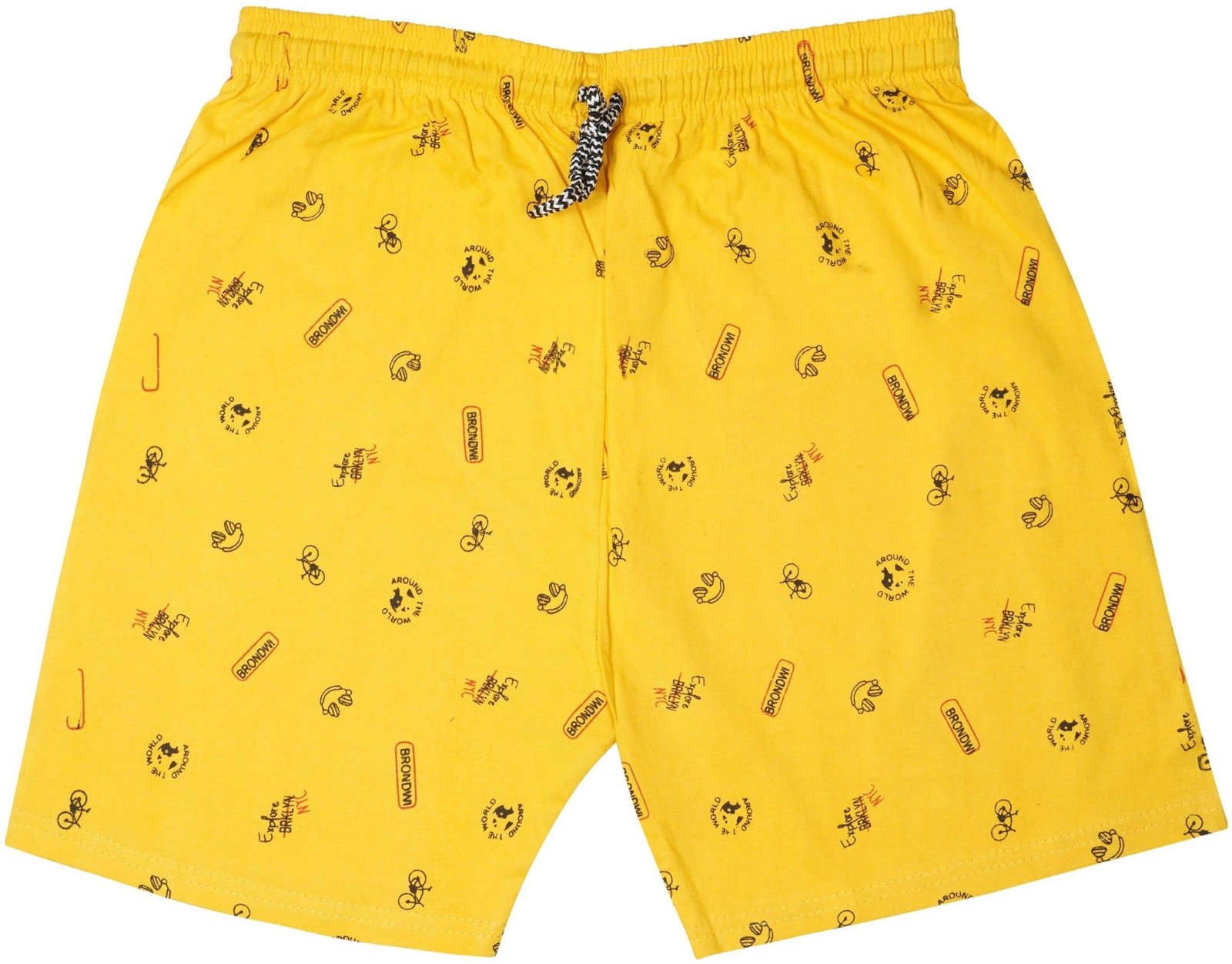 Utible Pack of 8 Cotton Shorts For Baby Boys ( Multicolor ) - Image 4