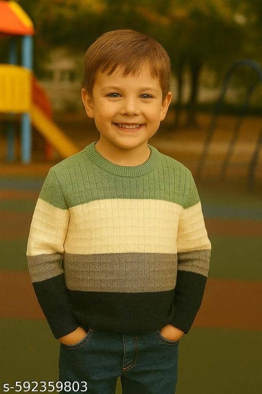Pack of 1 Boys Acrylic Sweater ( Multicolor )