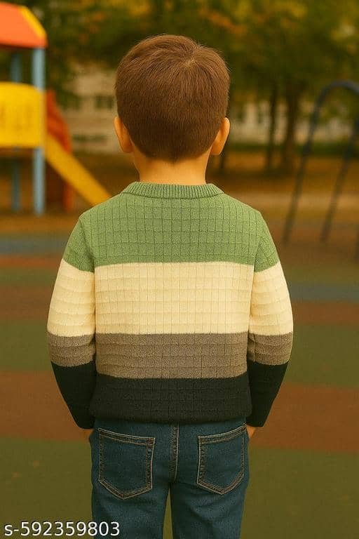 Pack of 1 Boys Acrylic Sweater ( Multicolor ) - Image 3