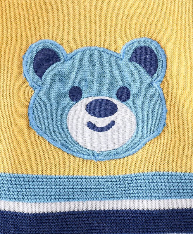 Vaidahee Pack of 1 Boys Woollen Blend Sweater ( Yellow ) - Image 3