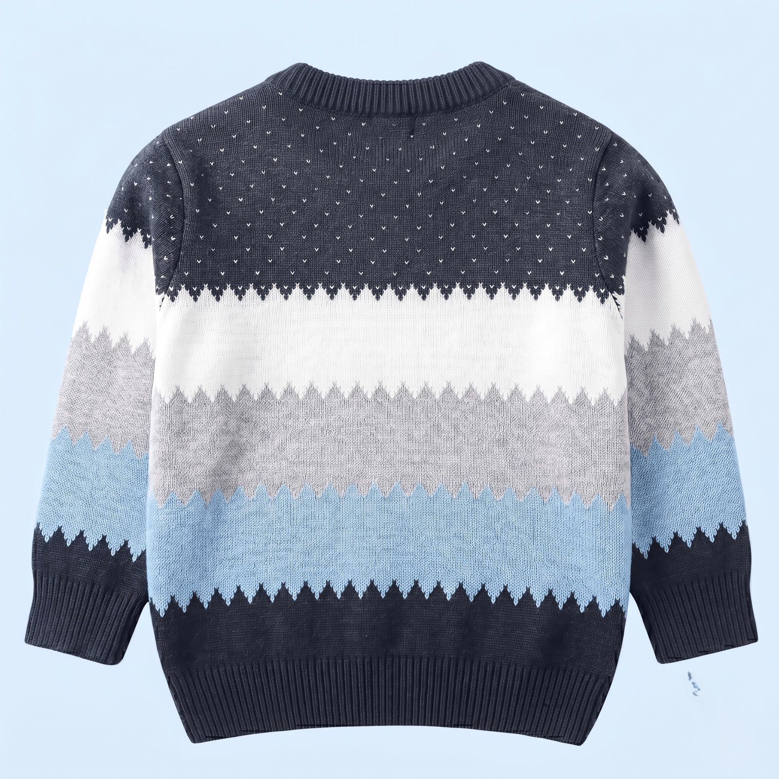 Vaidahee Pack of 1 Boys Woollen Blend Sweater ( Grey ) - Image 2