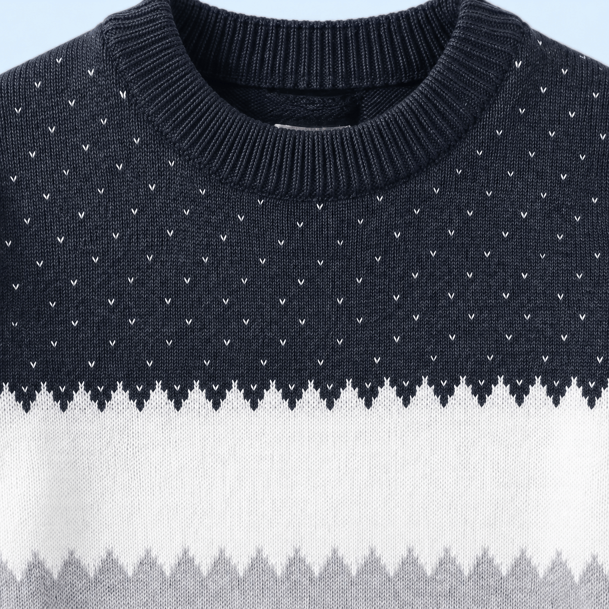 Vaidahee Pack of 1 Boys Woollen Blend Sweater ( Grey ) - Image 3