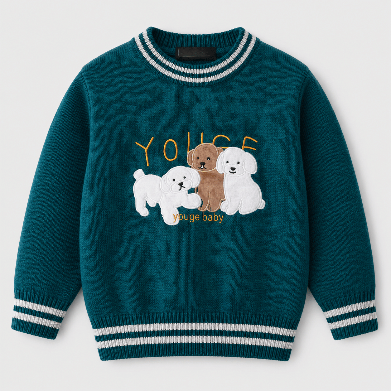 Vaidahee Pack of 1 Boys Woollen Blend Sweater ( Green )