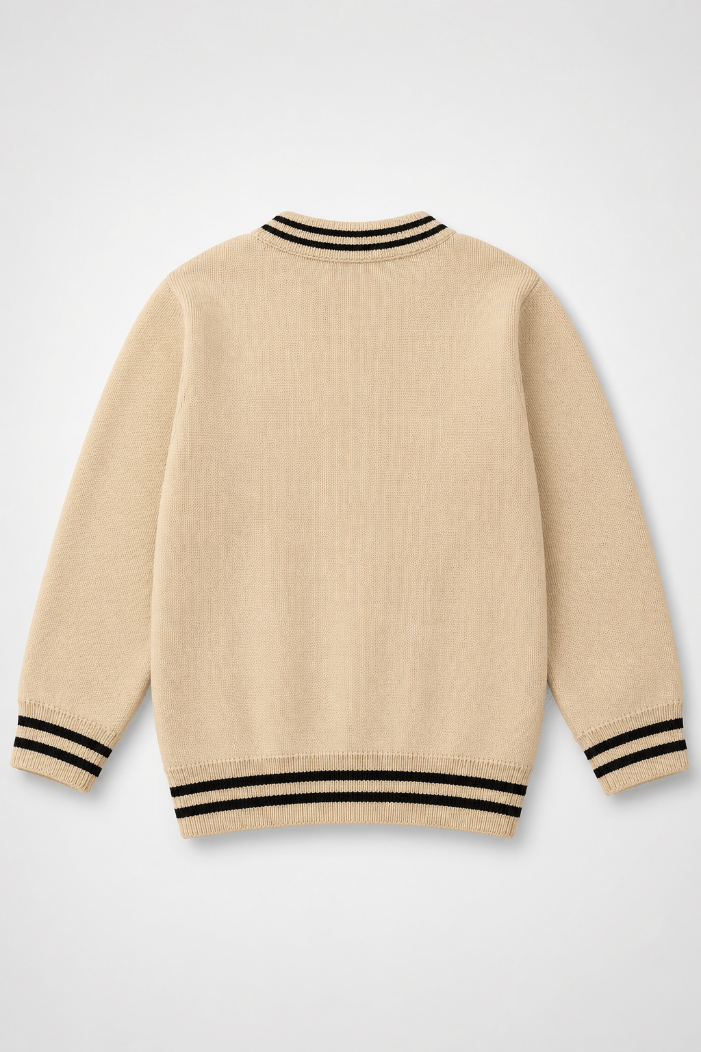 Vaidahee Pack of 1 Boys Woollen Blend Sweater ( Cream ) - Image 2