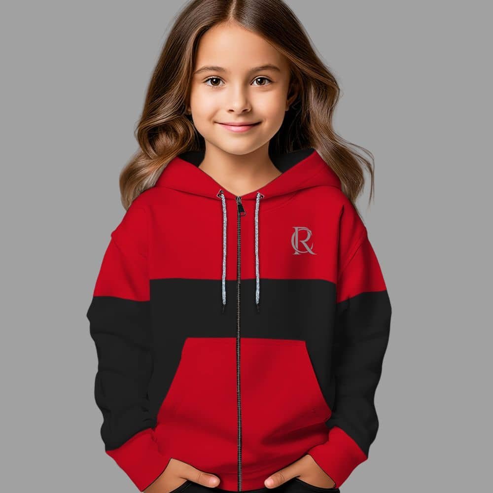Viitor Pack of 1 Girls Cotton Blend Sweatshirt ( Multicolor 1 )