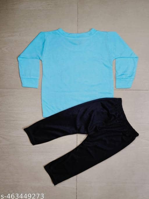Pack of 1 Unisex Cotton Blend Shirt & Pants Set ( Multicolor 1 ) - Image 2