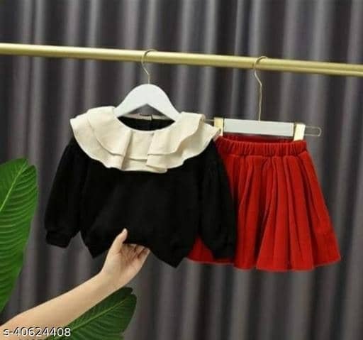 Pack of 1 Girls Cotton Blend T-shirt & Pants ( Multicolor )