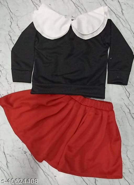 Pack of 1 Girls Cotton Blend T-shirt & Pants ( Multicolor ) - Image 3