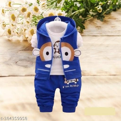 Pack of 1 Girls Cotton Blend T-shirt & Pants ( Multicolor )