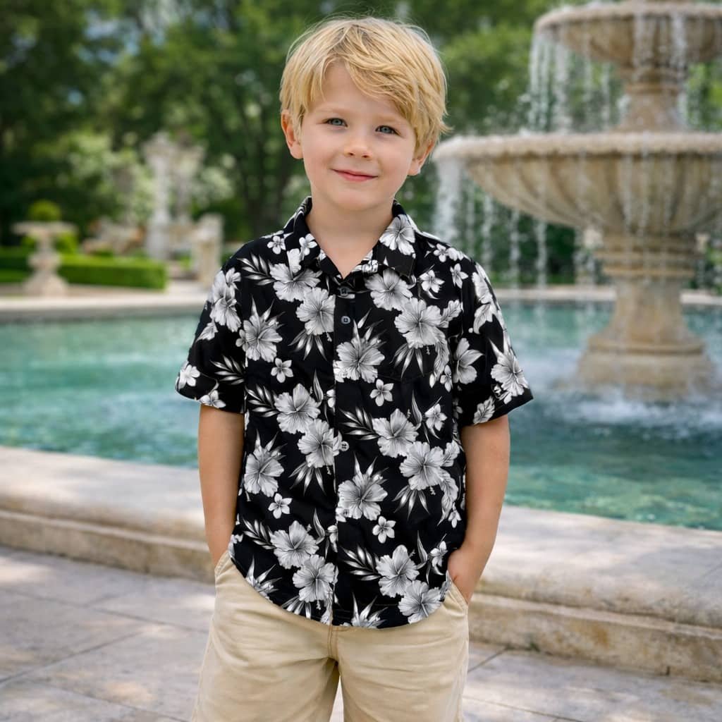 Pack of 1 Baby Boys Rayon Half Sleeves Shirt ( Multicolor ) - Image 3