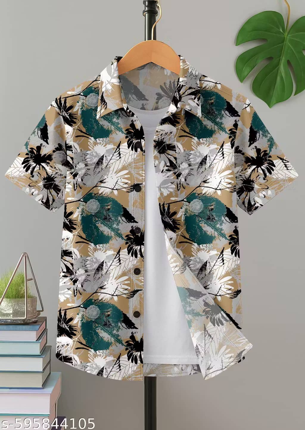 Pack of 2 Baby Boys Cotton Blend Half Sleeves Shirt ( Multicolor ) - Image 4