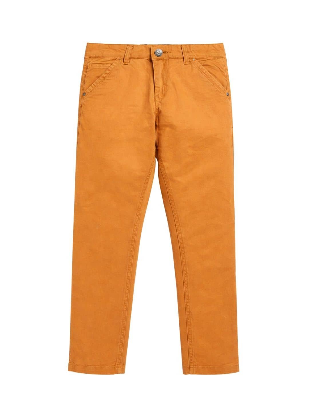 Boys Cotton Blend Jeans ( Brown , Pack of 1 ) - Image 5