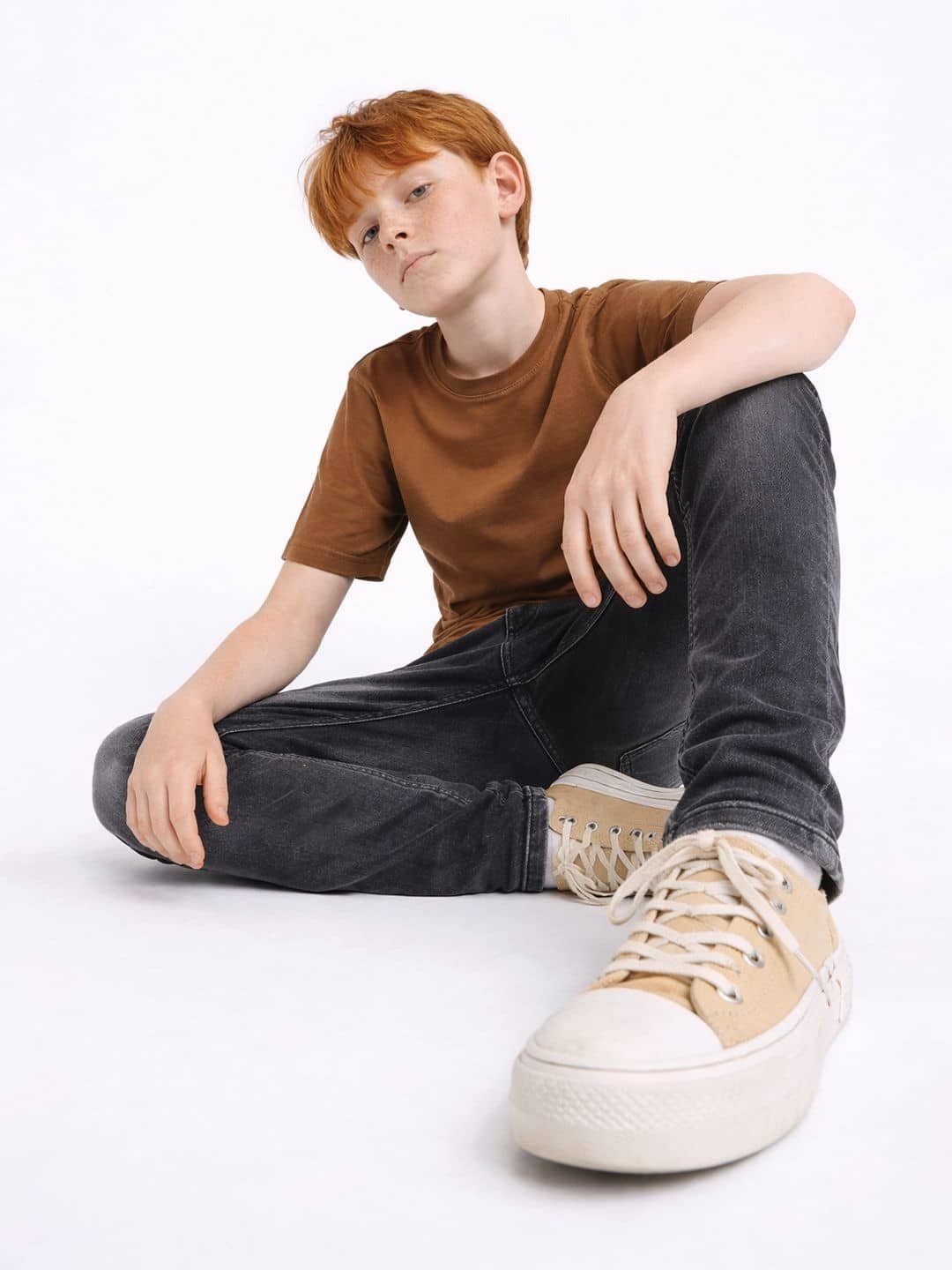 Zab Boys Regular Straight Fit Low Rise Black Jeans Pant (Pack of 1)