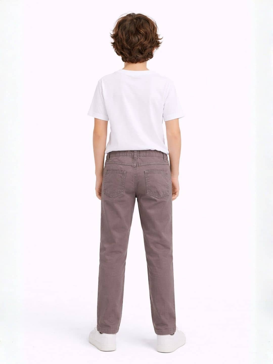 Boys Cotton Blend Jeans ( Grey , Pack of 1 ) - Image 4