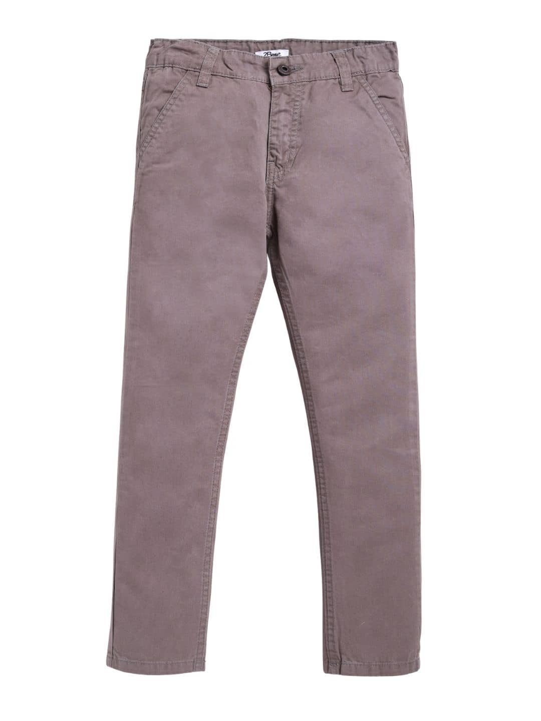 Boys Cotton Blend Jeans ( Grey , Pack of 1 ) - Image 5