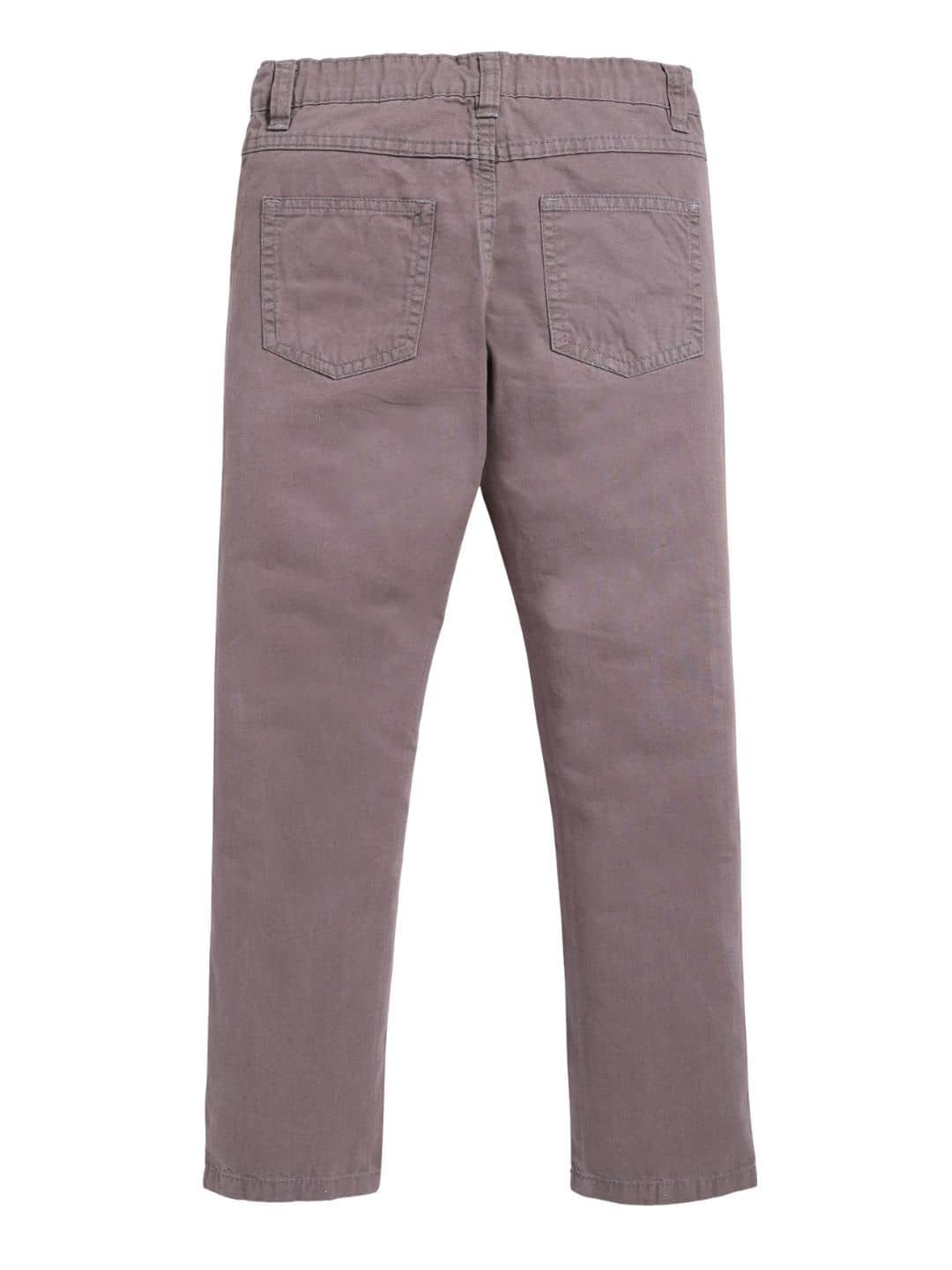 Boys Cotton Blend Jeans ( Grey , Pack of 1 ) - Image 6
