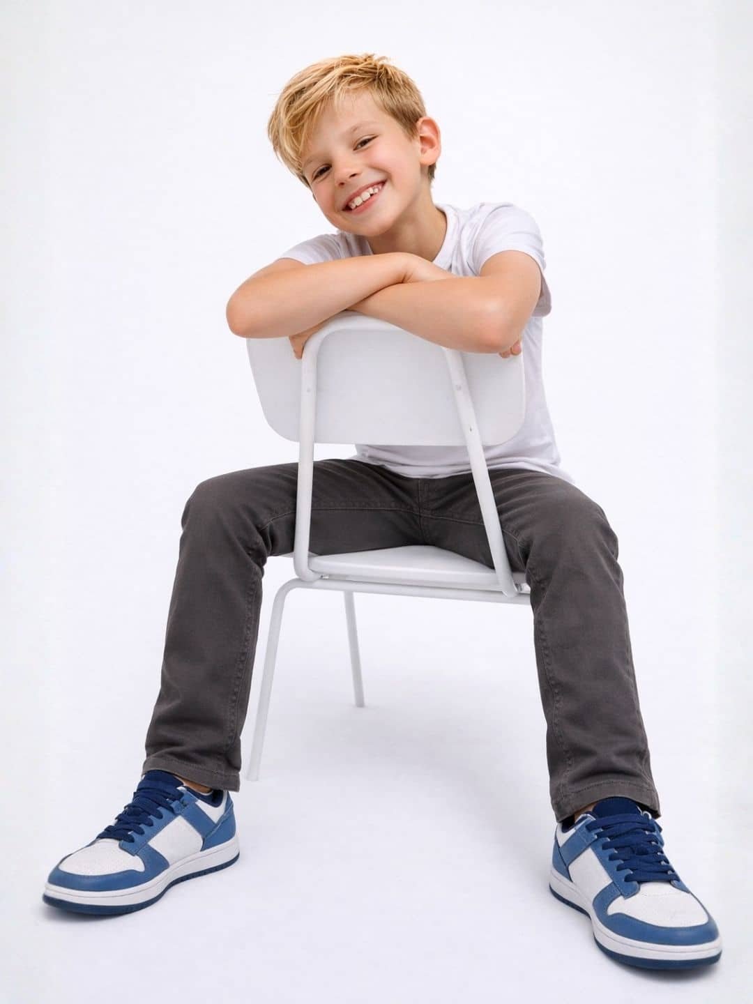Boys Cotton Blend Jeans ( Grey , Pack of 1 )