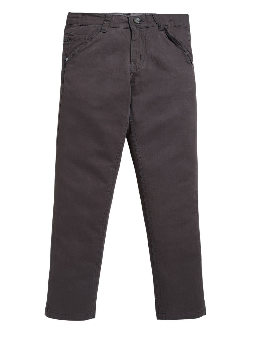 Boys Cotton Blend Jeans ( Grey , Pack of 1 ) - Image 5