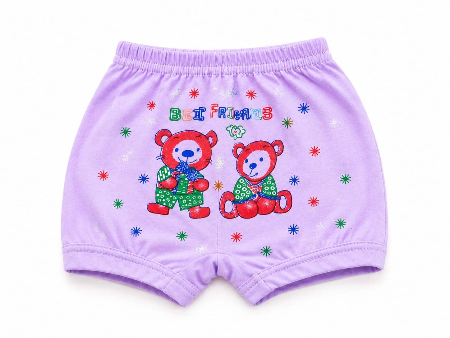 arora strore Pack of 12 Cotton Bloomers For Baby Girls ( Multicolor ) - Image 2