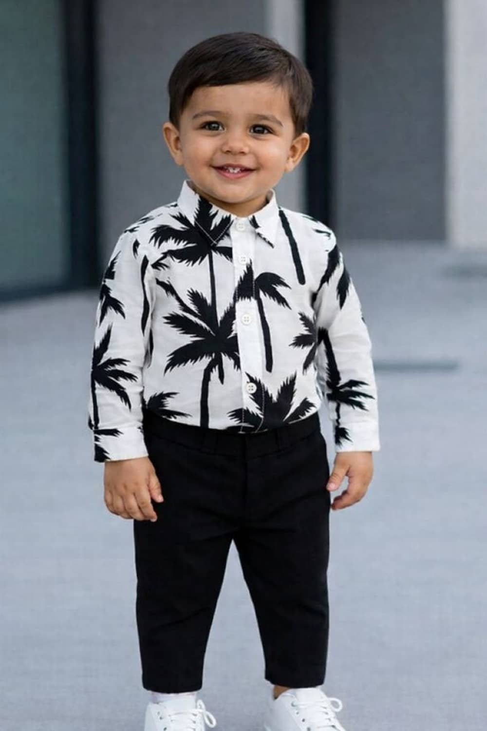 fastdeal Baby Boys Cotton Blend Shirt & Pants Set ( Black , Pack of 1 )