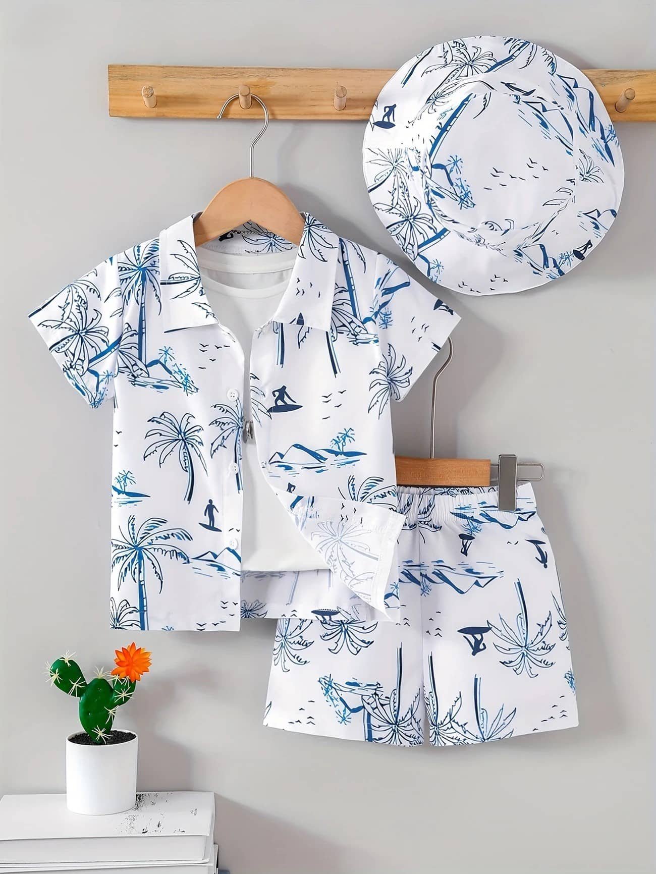 fastdeal Baby Boys Cotton Blend Shirt & Shorts Set ( White , Pack of 1 )