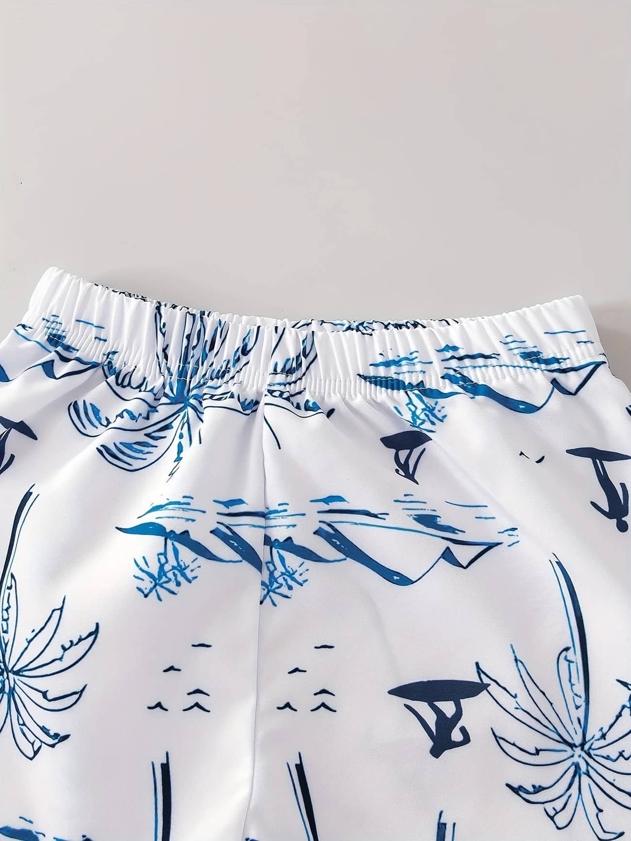 fastdeal Baby Boys Cotton Blend Shirt & Shorts Set ( White , Pack of 1 ) - Image 4