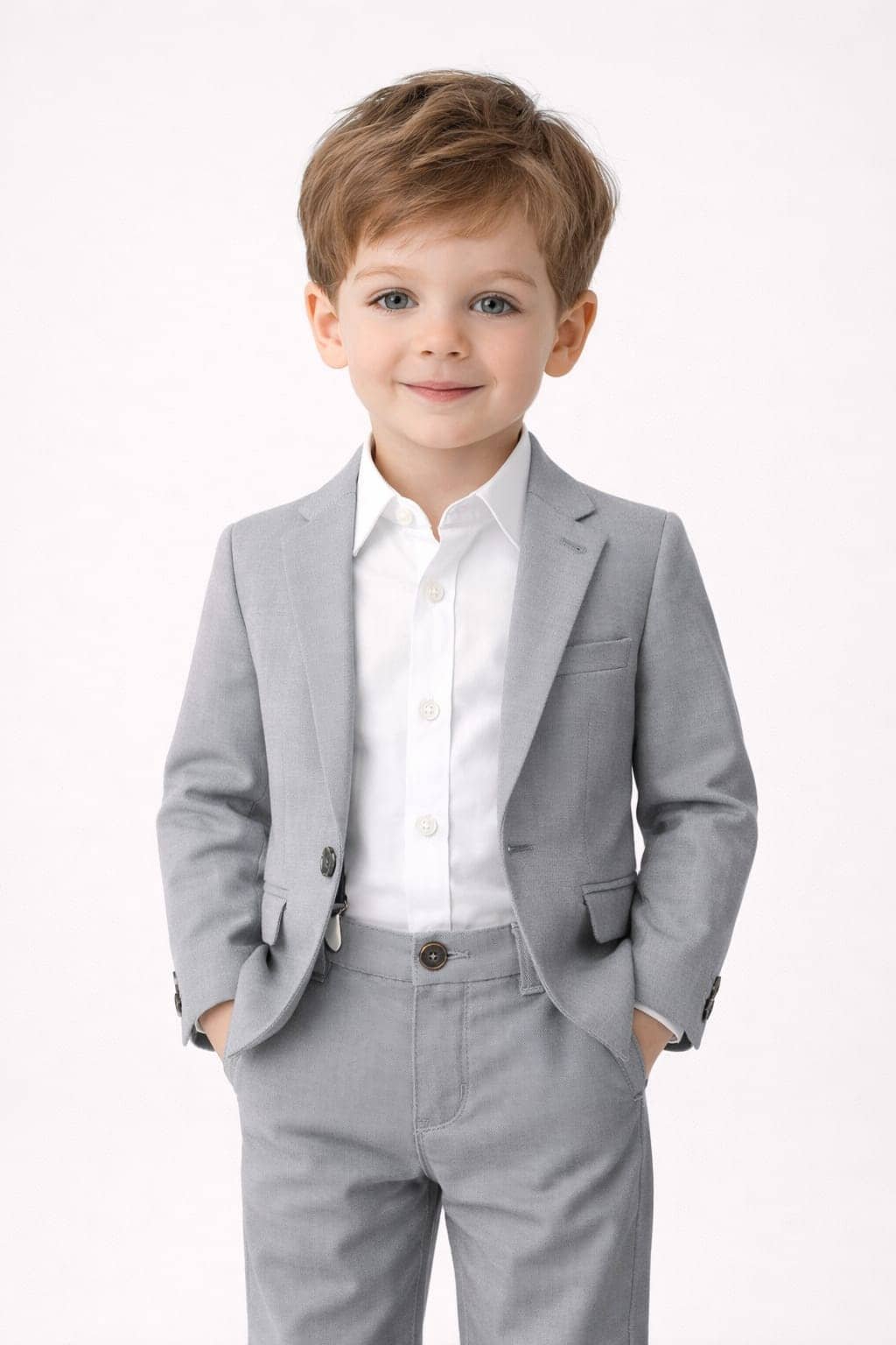 kiyansh club Pack of 1 Boys 100% Cotton Full Sleeves Shirt ( White ) - Image 4