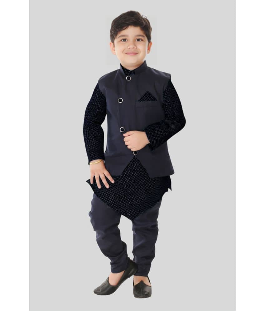 s muktar garments Pack of 1 Boys Cotton ( Black )