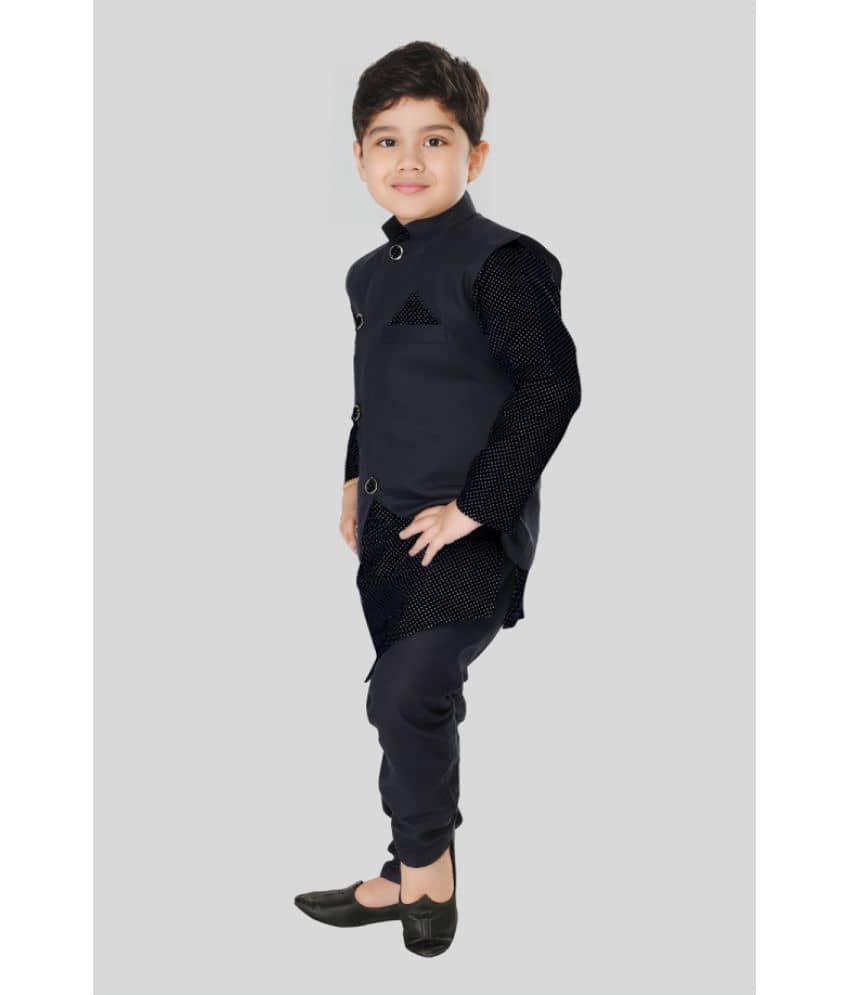 s muktar garments Pack of 1 Boys Cotton ( Black ) - Image 3