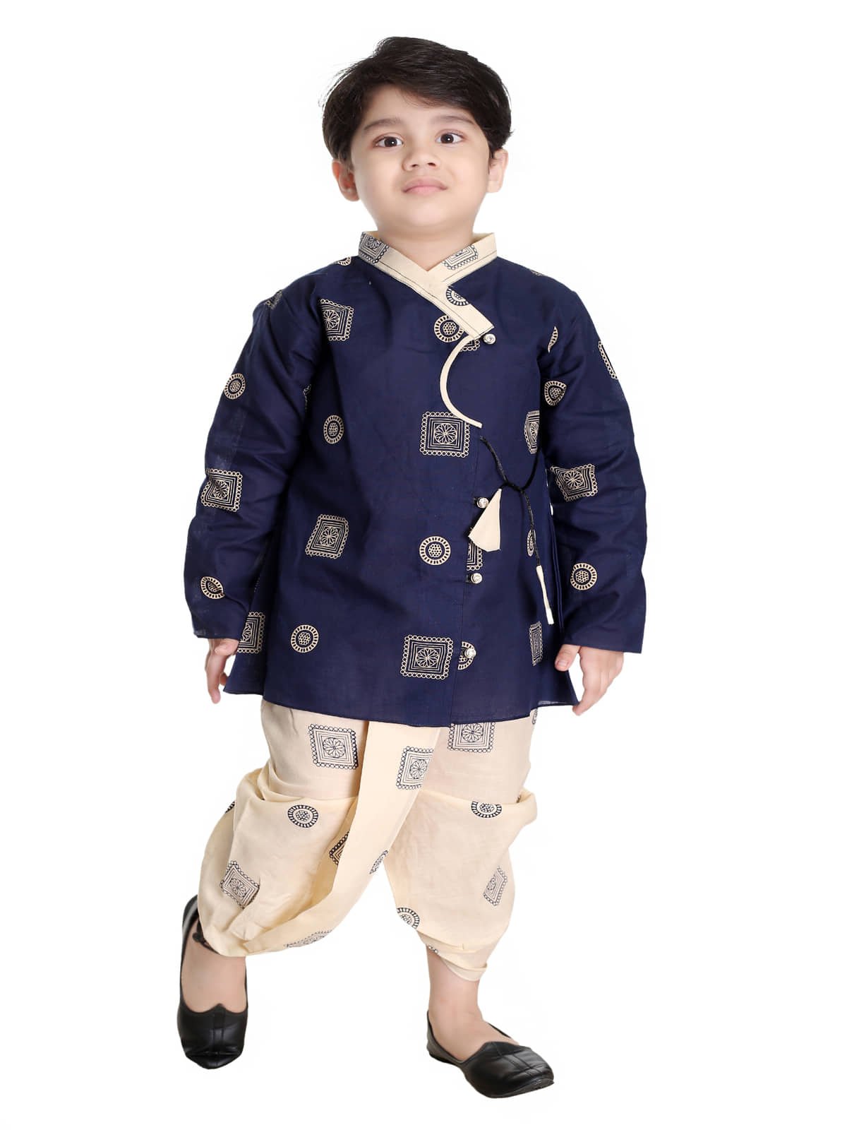 s muktar garments Pack of 1 Boys Cotton Blend ( Off White )