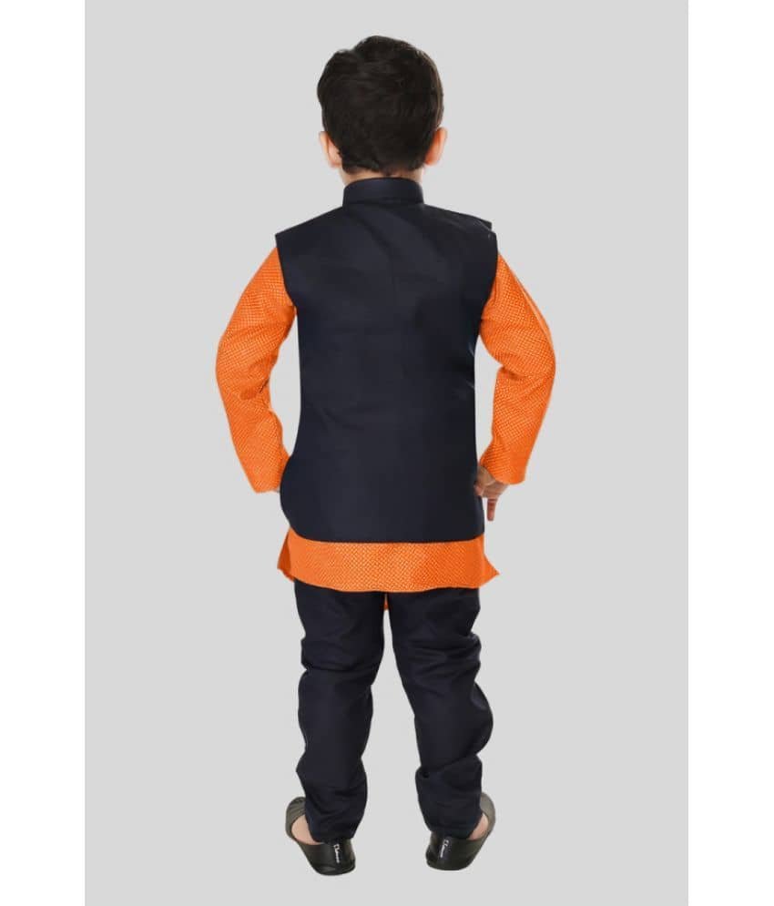 s muktar garments Pack of 1 Boys Cotton ( Orange ) - Image 2